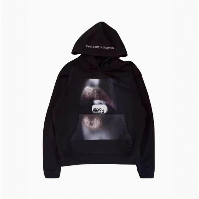 Y2K Vintage Retro Printed Hoodie Loose Fit Streetwear Sweatshirt Teens