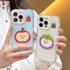 Wave Jelly for Apple Phone Case Transparent for IPhone14 Creative Three-dimensional Fruit Cartoon Girls Cute Phone Case