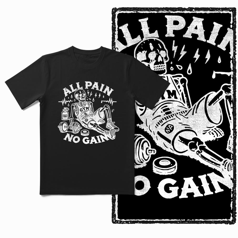 Летняя мужская футболка из 100% чистого хлопка для фитнеса с круглым вырезом большого размера, крутая принтованная черная, мягкая и дышащая, с коротким рукавом