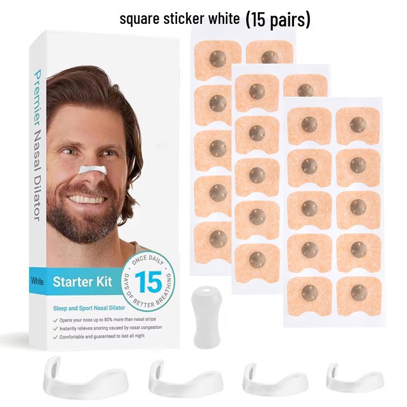 Магнитные назальные полоски и зажимы для носа для улучшения дыхания