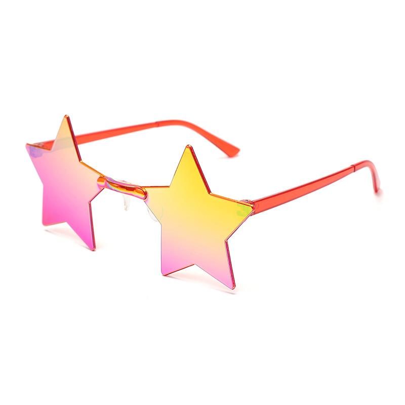 Creative Goggles Fashion Party Sunglasses Unisex Men Star Glasses Candy Color Shades Personality Women Rimless