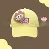 Cute Breathable Baseball Hat With Shelliemay Dolls Decor And Letter Embroidery Design For Women Sun Protection Summer Accessory