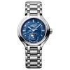 Longines Элегантная серия Автоматический механический механизм Водонепроницаемость 30 метров Модный синий циферблат Корпус из нержавеющей стали Ремешок из нержавеющей стали L8.126.4.97.6