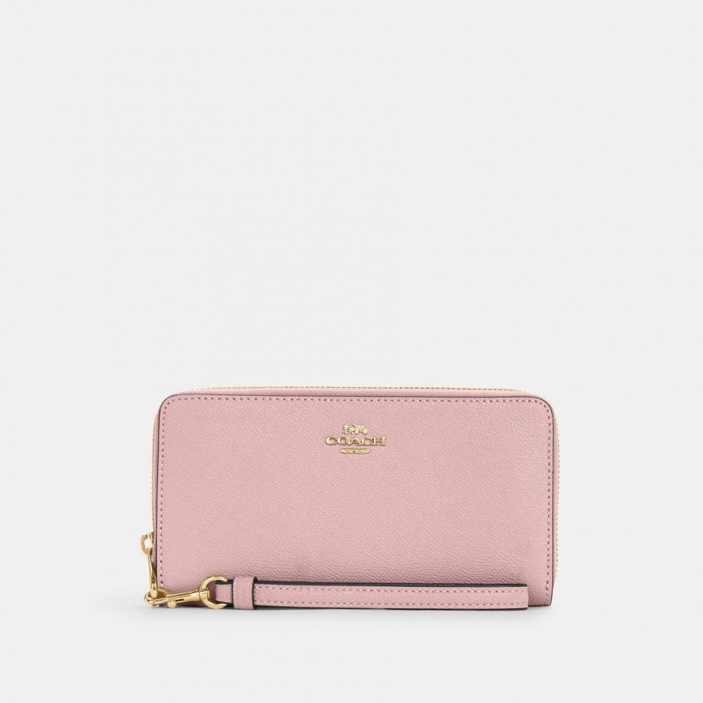 Coach Длинный кошелек на молнии с золотым мелом