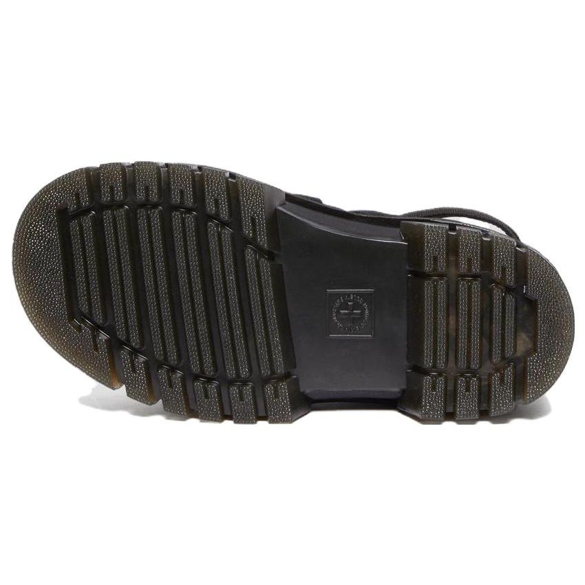 Dr. Martens Ricki Extra Tough Leather Soft Comfortable Thick Sole Fashion Sandals Unisex Sandals Black 30577001