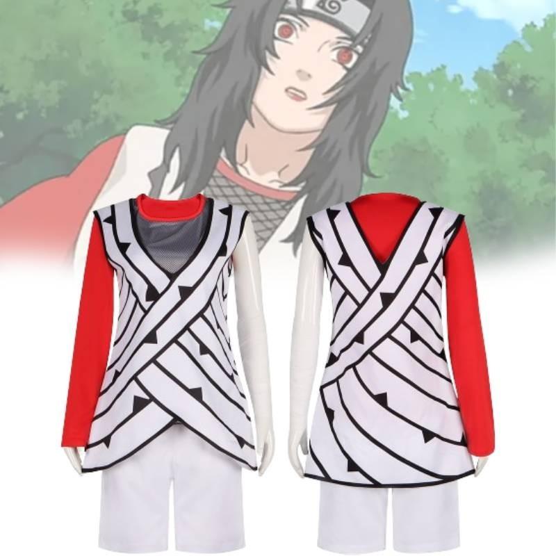 Стильный косплей-костюм Наруто для женщин вечерне-красного цвета, идеально подходящий для сценических выступлений