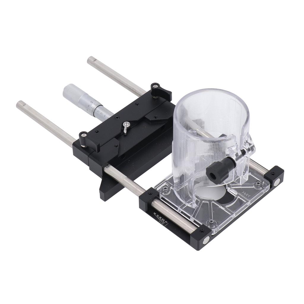 Фрезерный приспособление для каннелюр Алюминиевый сплав Точность 0,01 мм Диапазон от 0 до 18 мм Фрезерный приспособление 65 мм для деревообработки