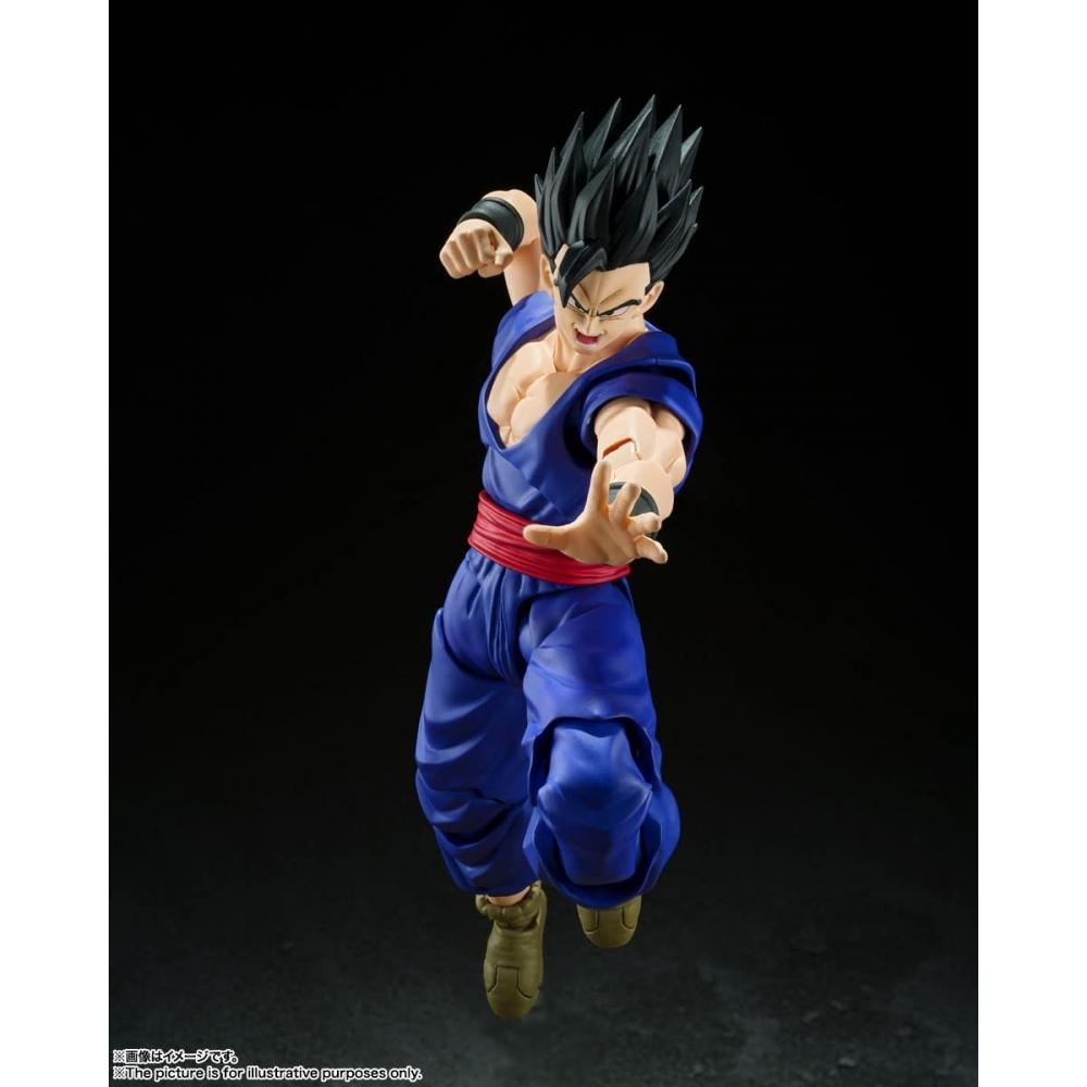 SHFiguarts Dragon Ball Super Super Hero Ultimate Gohan SUPER HERO (Версия для перепродажи) приблизительно. 140 мм окрашенная подвижная фигурка из ПВХ и АБС