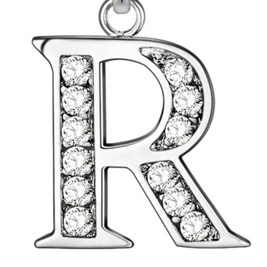 Хороший выбор, ожерелье, популярная серебряная медная цепочка со стразами и английскими буквами