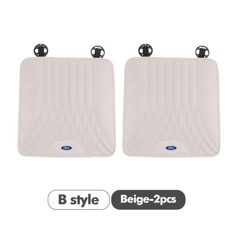 For Ford Car Styling Seats Cushion Ice Silk Elevating Pad Increase Cushion Focus mk2 mk3 mk4 Fiesta Ranger Mondeo S-MAX Kuga