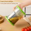 Банка для солений в форме песочных часов, разделитель сока для солений, пищевая, без BPA, герметичная, устойчивая к протечкам, банка для хранения солений