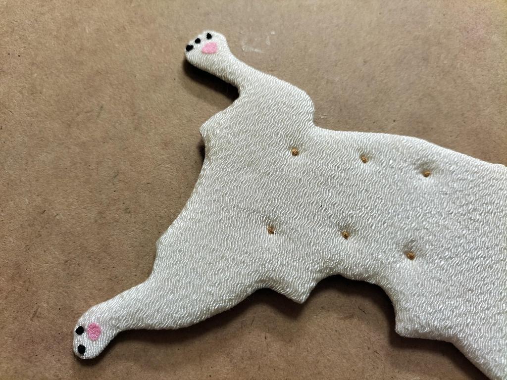 My Beloved Cat Chirimen Craft Kit Amaenbo Mike -