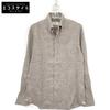 Massimo d'Augusto Dark Beige MAX6 100% Linen One-Piece Button-Down Shirt Tops M Dark beigeUsed