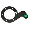 Steering Wheel Horn Button 6 Hole Carbon Fiber Comfortable Touch Sensitive Replacement For MOMO Green