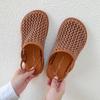 Туфли-мюли Женские балетки Шлепанцы Сетчатые Повседневные Сандалии Спорт 2025 Лето Новые Слингбэки Кроссовки Женские Вьетнамки Сандалии