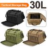 30L Outdoor Camping Picnic Bag Storage Bag Tactical Case Bags Large Storage Lamp Tableware Bag Picnic Hiking Camping Supplies