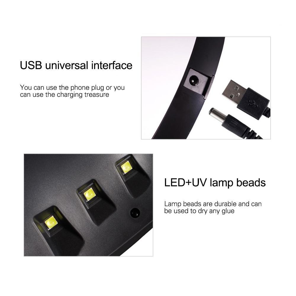 УФ-лампа для гель-лака в виде панды 36W