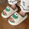 Breathable Linen Cartoon Slippers for Women & Men - Non-Slip Indoor Footwear for All Seasons