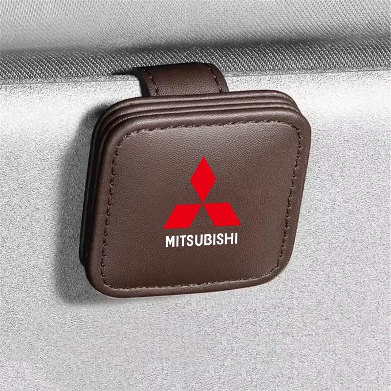Car Interior Sunglasses Clip Holder for Mitsubishi Outlander Lancer Pajero Sport ASX Xpander Eclipse Cross L200 Mirage Attrage A