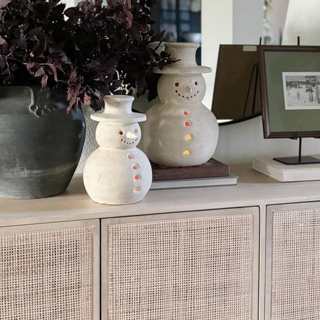 Смола Снеговик Искусственный Поддельный Рождественское Украшение Краска Снеговик Для Крыльца Стола Кухни