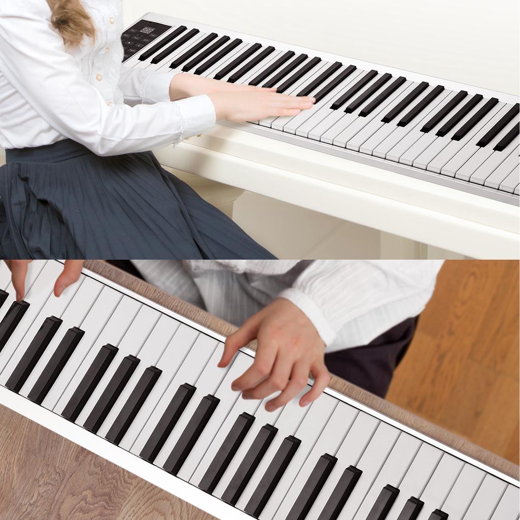 61 Keys Digital Electronic Piano Keyboard MIDI Output 128 Tones 128 Rhythms 14 Demo Songs Recording