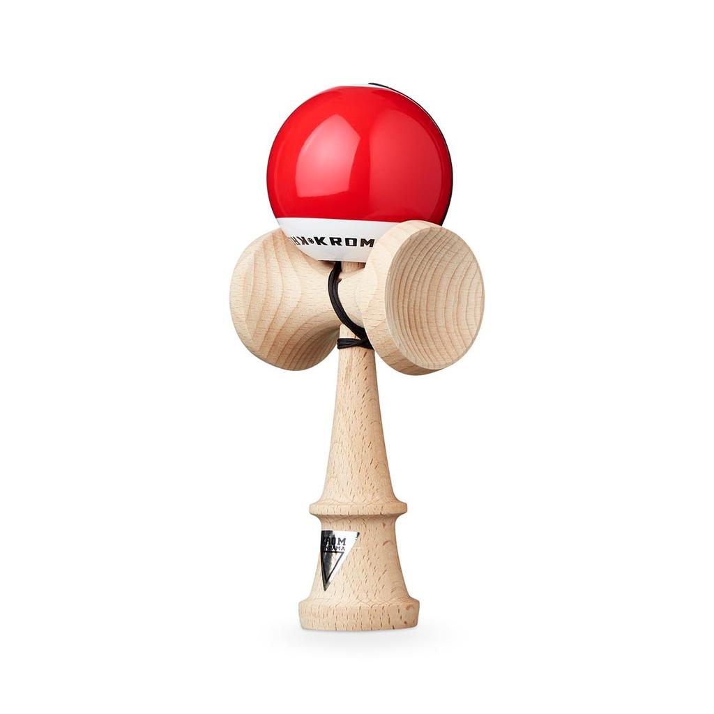 Kendama KROM POP Chrome Pop LOL Sticky Clear (Red)