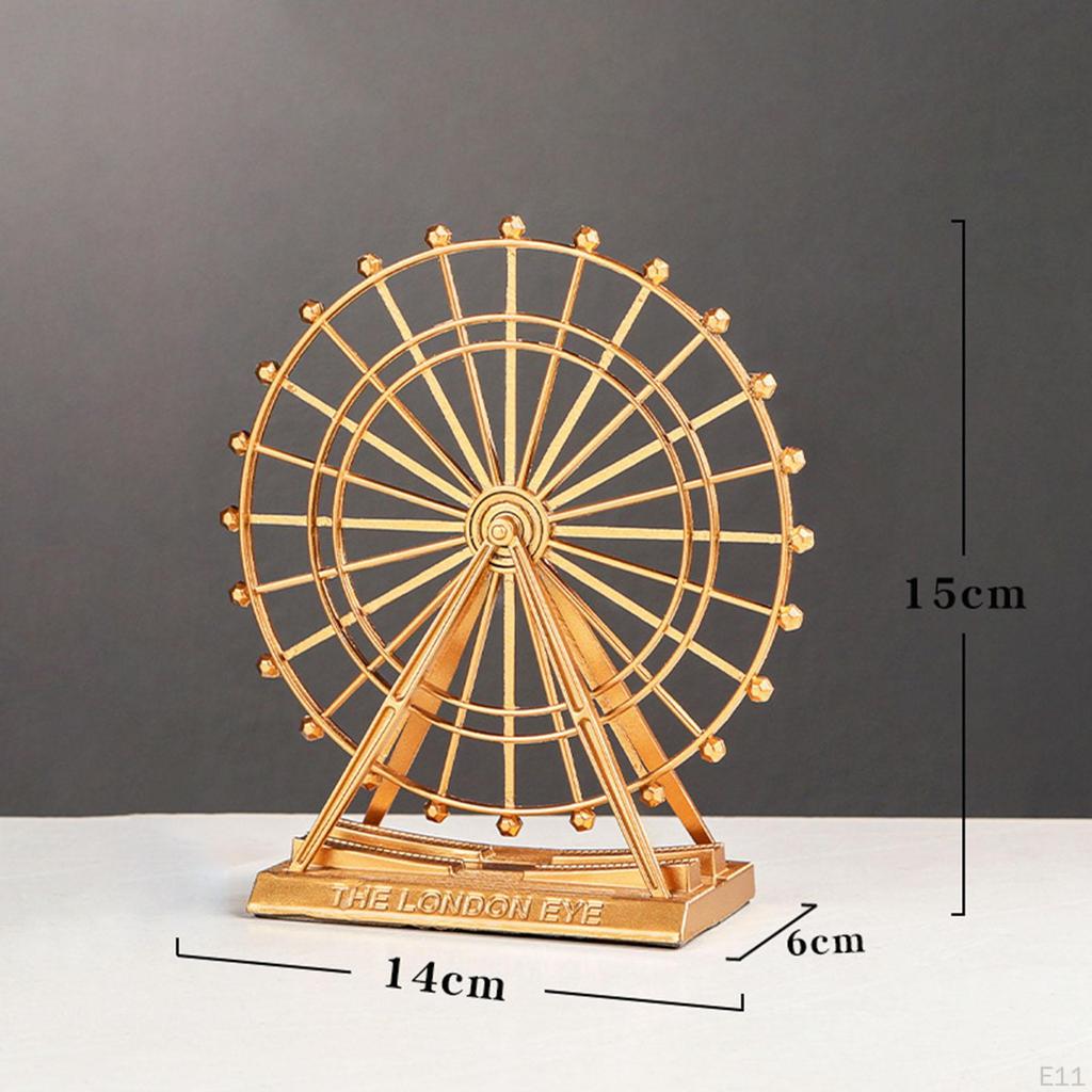 Колесо обозрения, статуя, декор, ремесла, художественное произведение, подарок на новоселье, коллекционный реквизит, рабочий стол