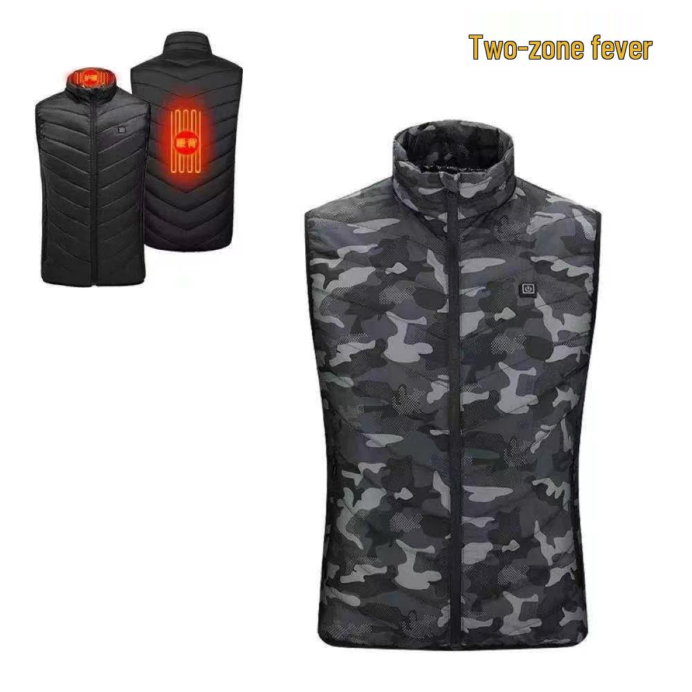 Unisex Smart Electric Heating Vest - Full Body, Constant Temperature