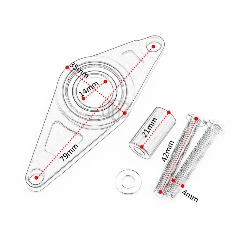 Motorbike Aluminum Gear Shift Stabilizer Support Bracket Alloy For SUZUKI GIXXER 250/SF V-STROM 250SX