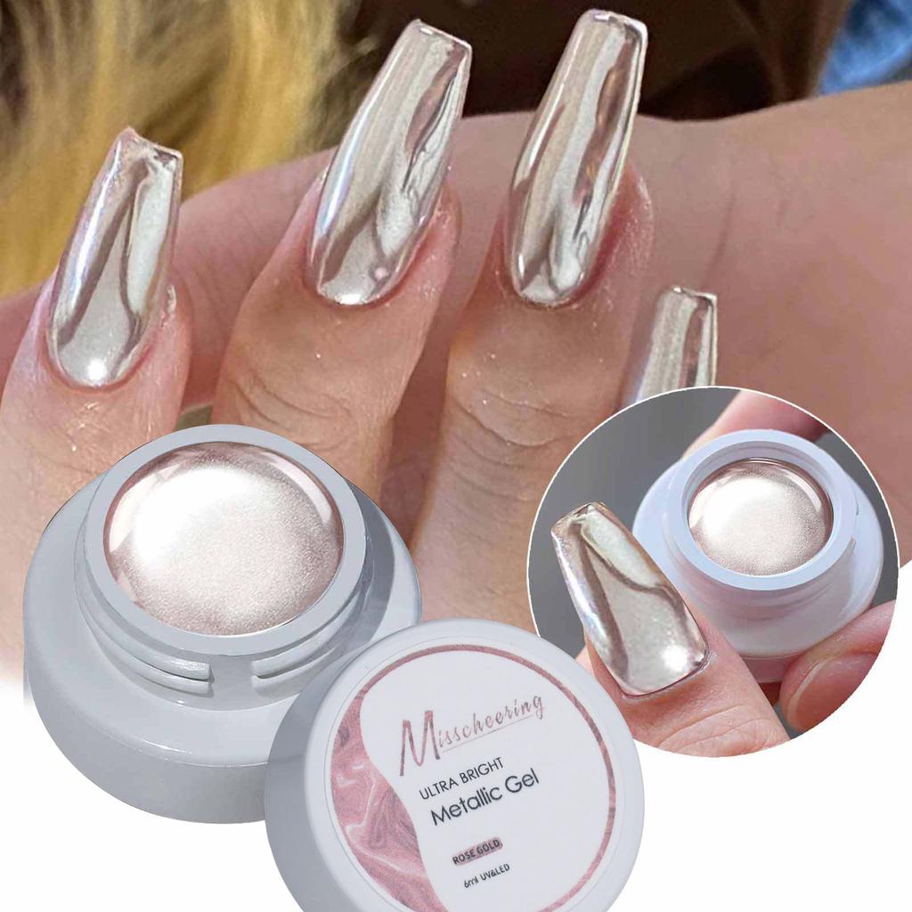 Nail Beauty Mirror Metal Glue Silver Painting Wire Hook Edge Color Painting Phototherapy Nail Oil Glue