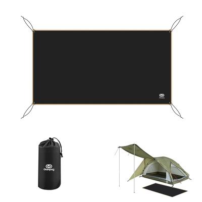 GOGlamping Ground Sheet Tent Sheet Square Палатка Простыня для туристической купольной палатки Простыня для отдыха Водонепроницаемый легкий 420D Компактный шестиугольный напольный коврик Брезент