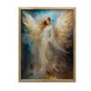 Angel of Blue Peace Angel of Blue Peace, 40X50 Cm, Gold Aluminum Frame, 230 Gsm Matte Paper