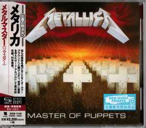 CD METALLICA Master Of Puppets RemasteredSHM UICR1139 BLACKENED 2018 Япония Obi Metal