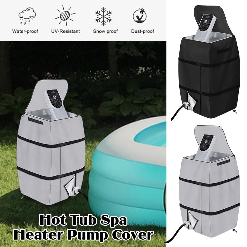 Hot Tub Water Heater Pump Cover Waterproof Heavy Duty Hot Tub Pump Cover Spa Hot Tubs Pools Dust Cover Home Improvement Parts