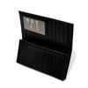 Daks Black Leather Dd Logo Modern Classic Long Wallet Dbwa9f831