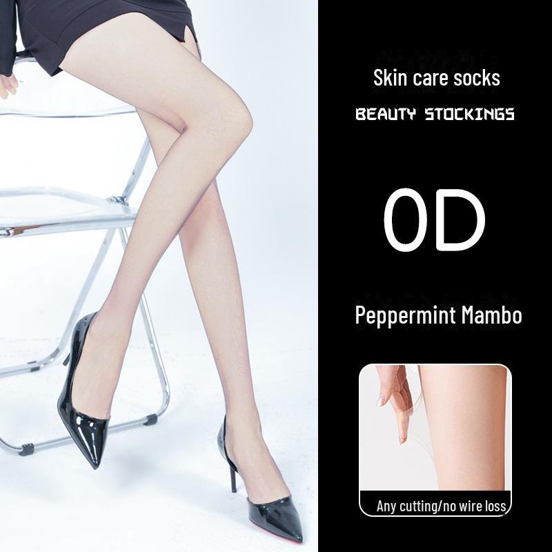 Ультратонкие женские летние чулки телесного цвета: Колготки с защитой от зацепов, невидимые, прочные, украшающие кожу.