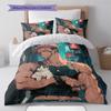 Jujutsu Kaisen Anime Bed Set Duvet Cover Polyester Comforter Cover Pillowcase Twin Full Queen Zipper -QJY