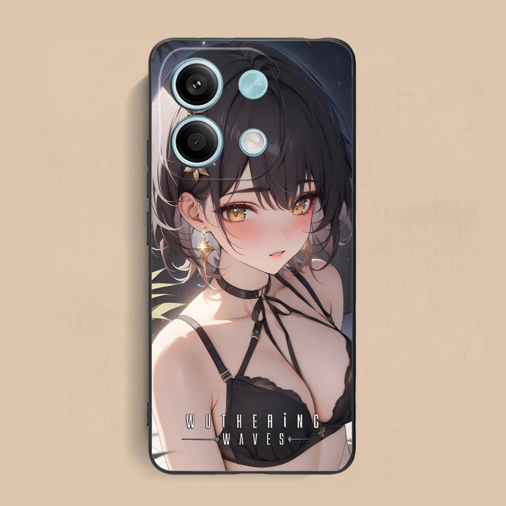 Wuthering Waves Чехол для мобильного телефона Rover Матовый ТПУ для Xiaomi Redmi Note 14 13 12 11 S Pro Plus 4G 5G Цветная Печать