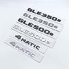 3D Flat Font Chrome Black Letters GLE350e GLE500e GLE350de 4Matic ABS Emblem for Mercedes Benz W166 V167 Car Trunk Logo Sticker