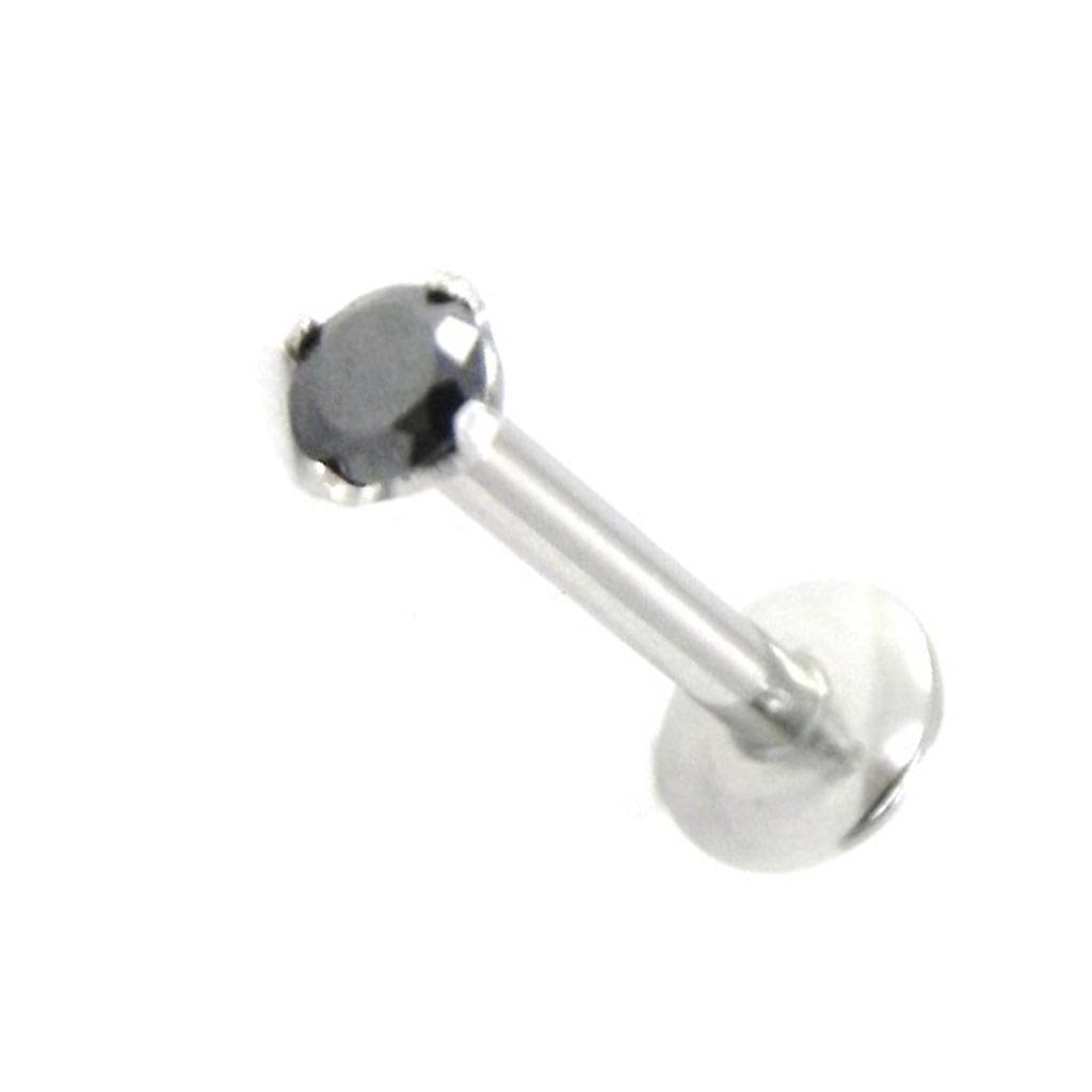 Les Trésors De Lily [H9282] — Черная губная лабрет «Муха».