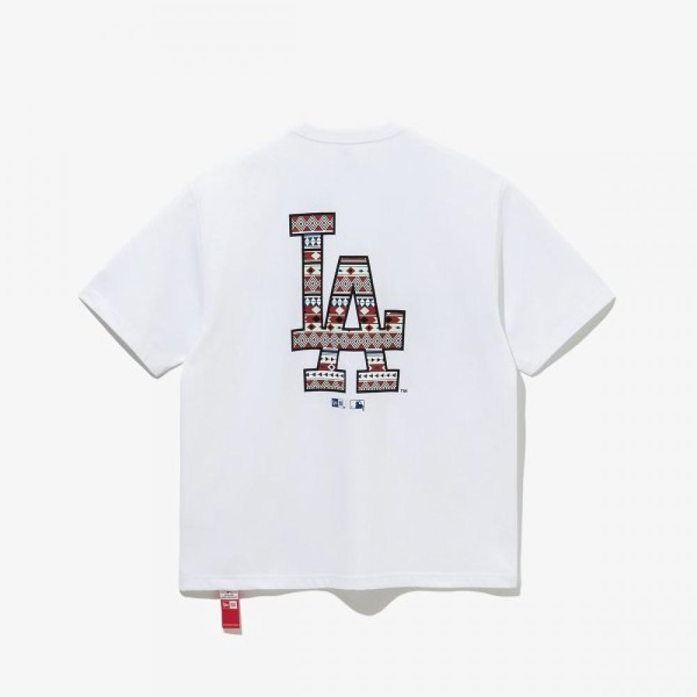 Футболка New Era Mlb La Dodgers Navajo Pattern белая 14536485 S