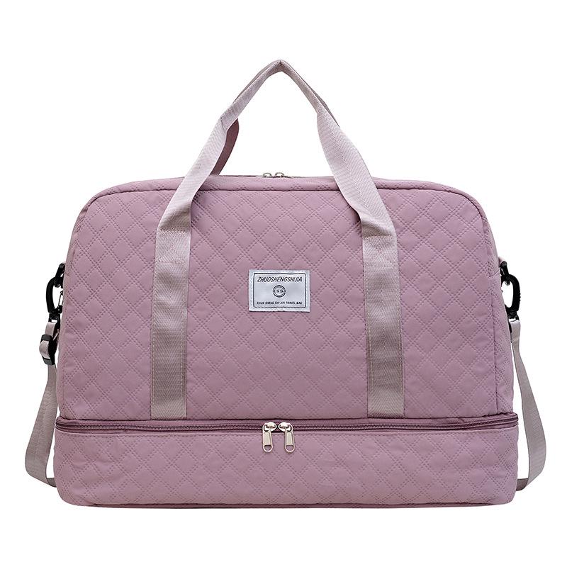 Women's Short Trip Travel Duffel Bag - Large Capacity, Wet/Dry Separation, Lightweight for Luggage or Yoga