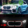 Front Kidney Grill Grille Racing Grills Grille With LED Lights For BMW X5 G05 M50i M50d xDrive30d 40i 40d 45e Pre-LCI 2018-2023