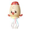 Squid Toy, Crawling and Dancing Octopus, Electric Squid Toy with LED Lights and Music, Automatic Obstacle Avoidance, USB Rechargeable, Imitation, for