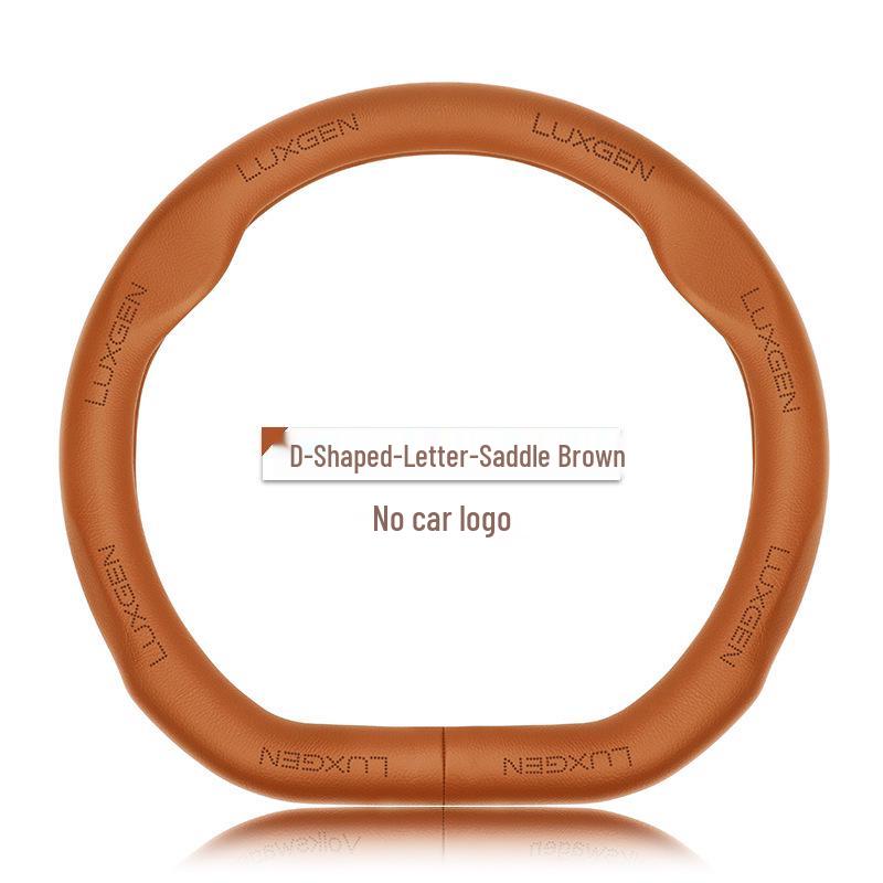 Чехол на руль из натуральной кожи Luxgen - Универсальная посадка для моделей U6, Big 7, S5, U5, 7MPV, Na 5, Rui 3