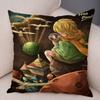 Little Prince Cushion Cover Decor France Anime Cartoon Print Pillow Case for Sofa Home Children Room Soft Plush Throw Pillowcase