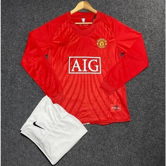 Детская футболка с длинным рукавом с Роналду на финале Манчестер Юнайтед 2008 в Москве