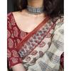 Stylish Casual Wear & Office Wear Saree for Women, Blouse (Need To Be Stitched As Per Size And Fit)