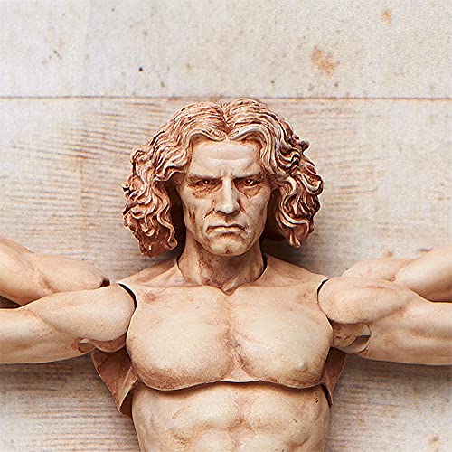 Figma Стол Музей Витрувианская человеческая фигура Раскрашенная подвижная фигура Вторичная перепродажа Немасштабная ABS&PVC