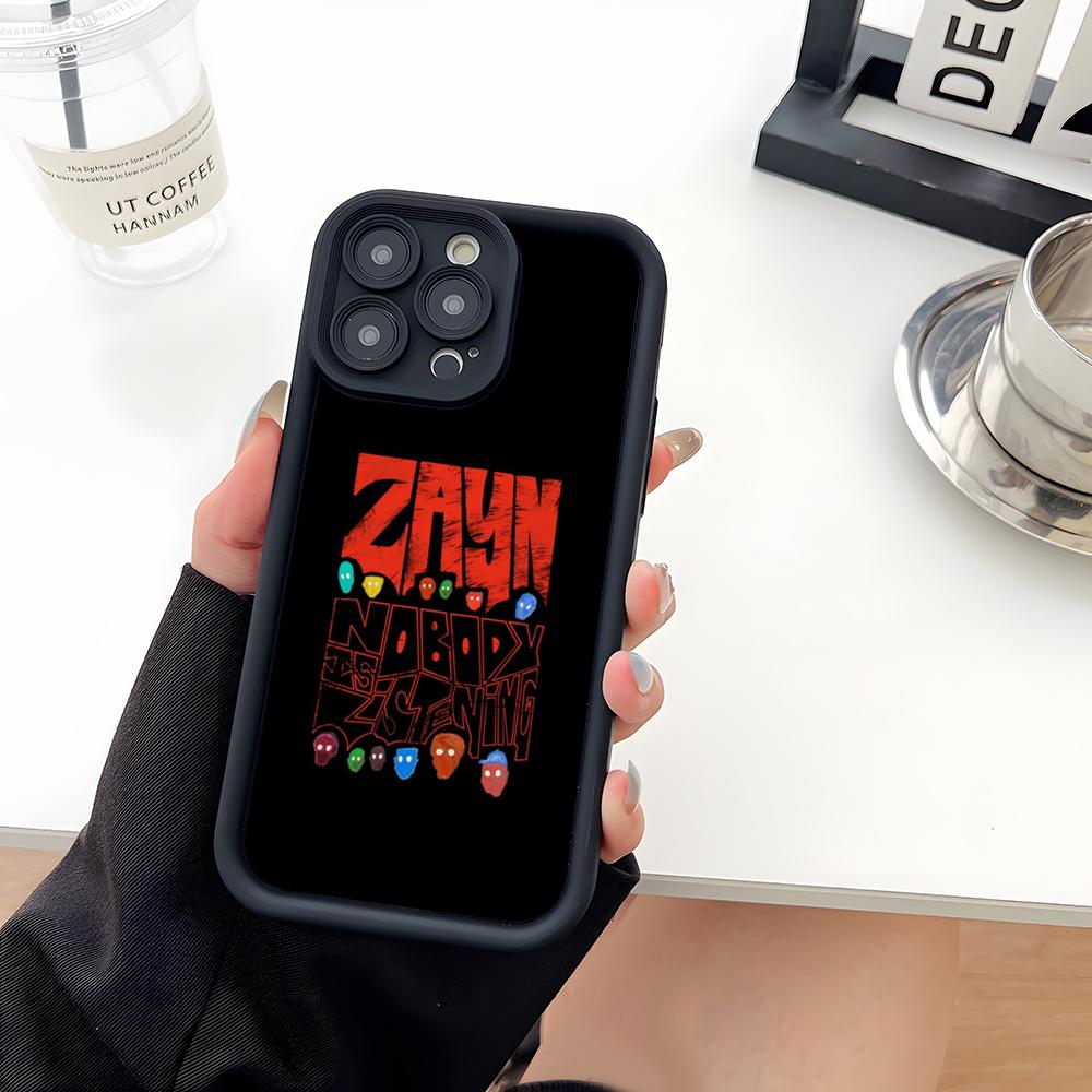 Чехол для телефона певца Зейна Малика Мягкий силикон Для IPhone 17 16 15 14 13 12 Mini 11 Pro Max Plus Защитная крышка для объектива камеры